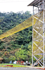 綠博「天空廊道」可俯瞰武荖坑山林美景