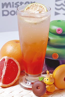 葡萄柚愛玉氣泡飲 葡萄柚愛玉氣泡飲