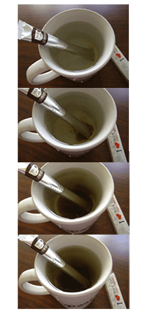 泡咖啡過程