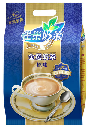 雀巢金選奶茶採用濃醇牛奶與印度尼爾吉里茶調製 茶香濃厚奶味香醇